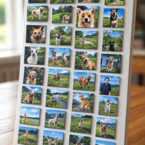 1 Pre-Made 2x2-Inch Magnet